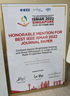 Towards entry "ISMAR 2022 Best Paper by Philipp"