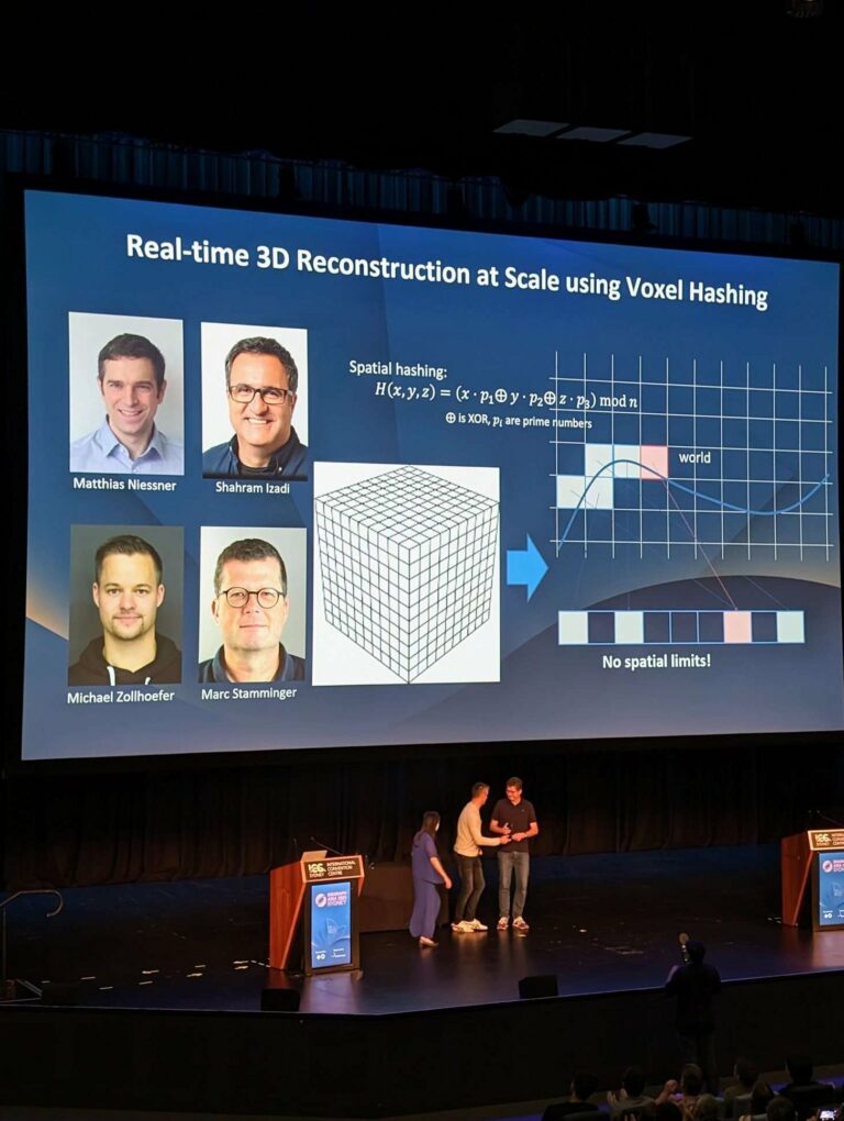 Siggraph Asia Test-Of-Time Award for Voxel Hashing