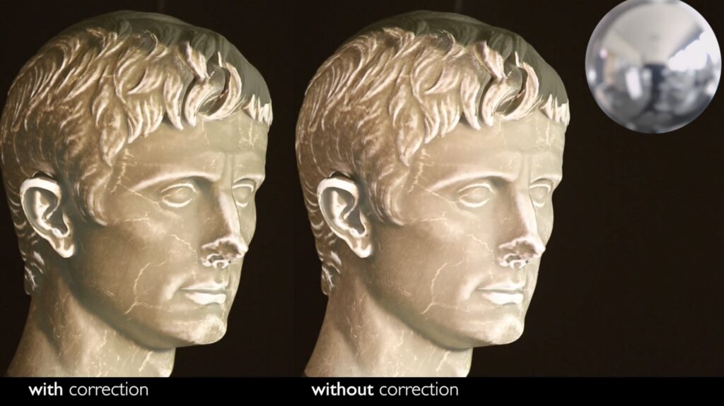 Stray-Light Compensation in Dynamic Projection Mapping